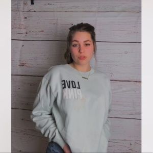 Pink Yoga crew neck sweater